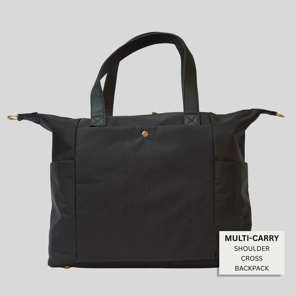 Mamalicious EDGE Midnight black diaper bag