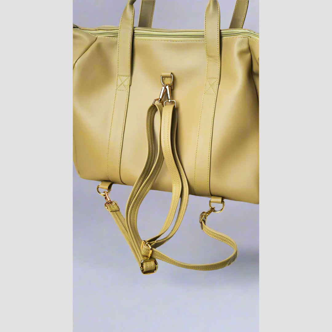 Celina "Backpack Edition" – Caramel Beige