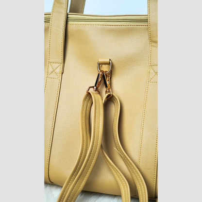 Celina "Backpack Edition" – Caramel Beige