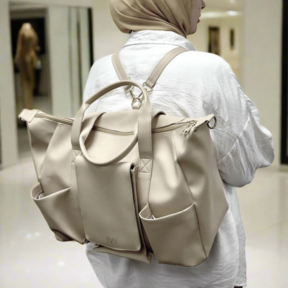 Celina "Backpack Edition" – Elegant Beige